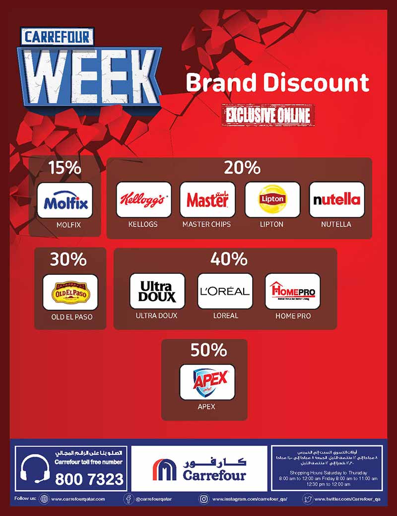 Carrefour Hypermarket Exclusively Online Offers Qatar Discounts and